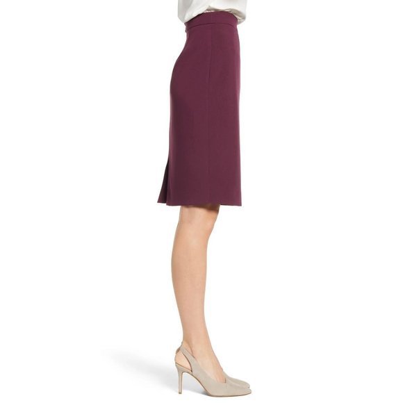 1.STATE Solid Pencil Skirt in Black - Size 6 - Picture 3 of 3